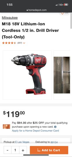 MILWAUKEE 1/2" DRILL/DRIVER