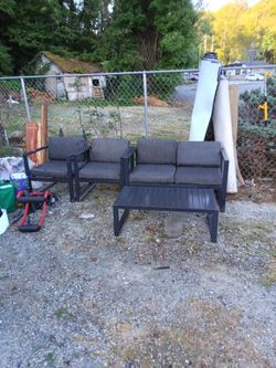 Outdoor Patio Furniture Set – 4 Pieces
