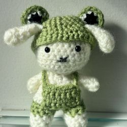 Frog Rabbit Crochet Plush