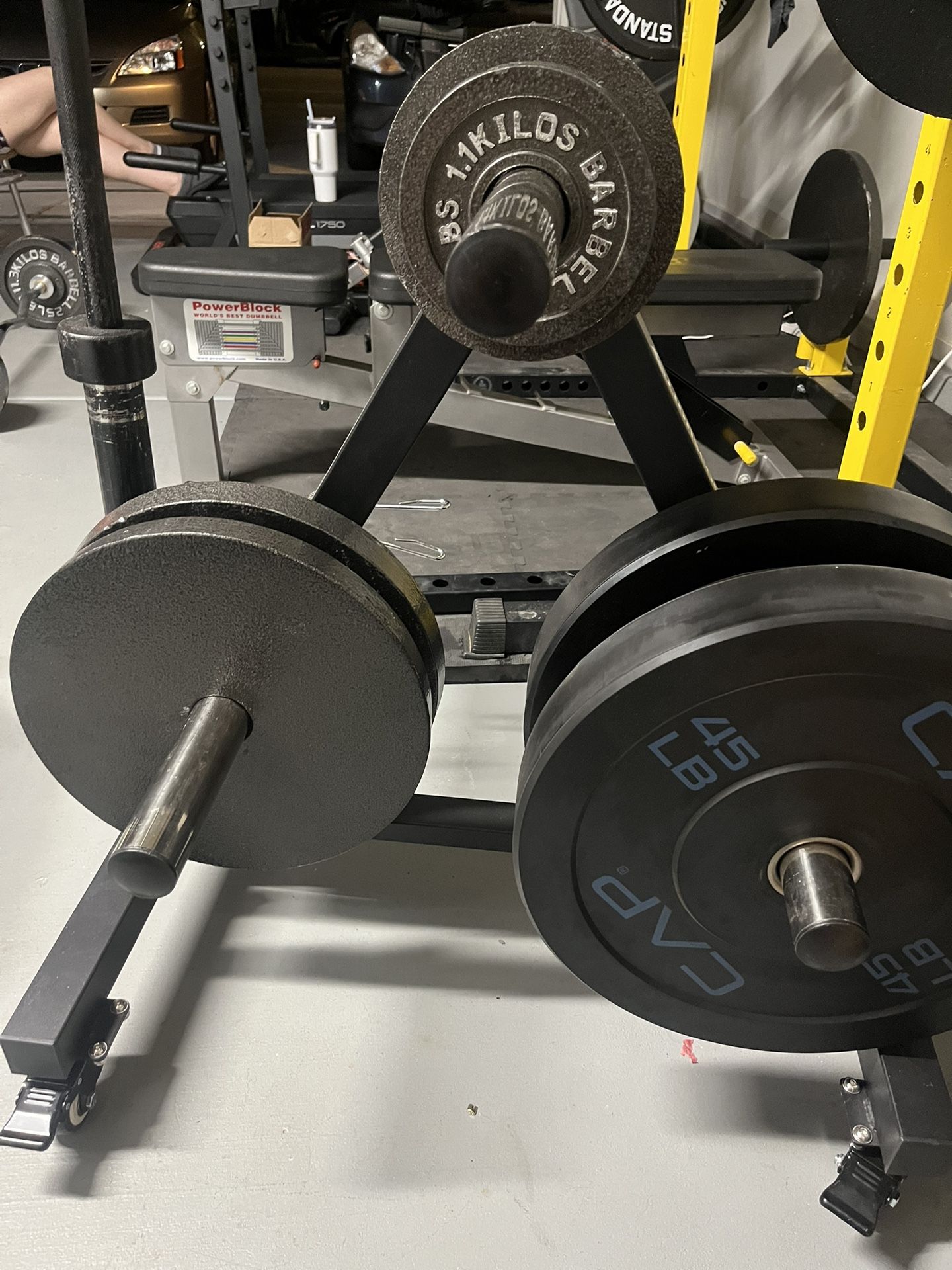 2-Inch Olympic Portable Weight Plate Tree