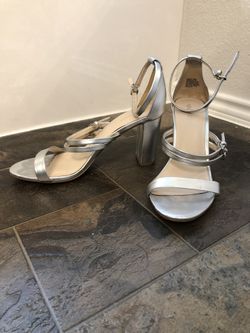 Size 10 Silver Heels