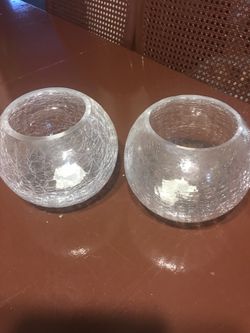 #6 etched glass containers