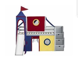 Casthe Twin  Bed With Slide 