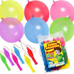 Neon Punch Balloons 30 Pack