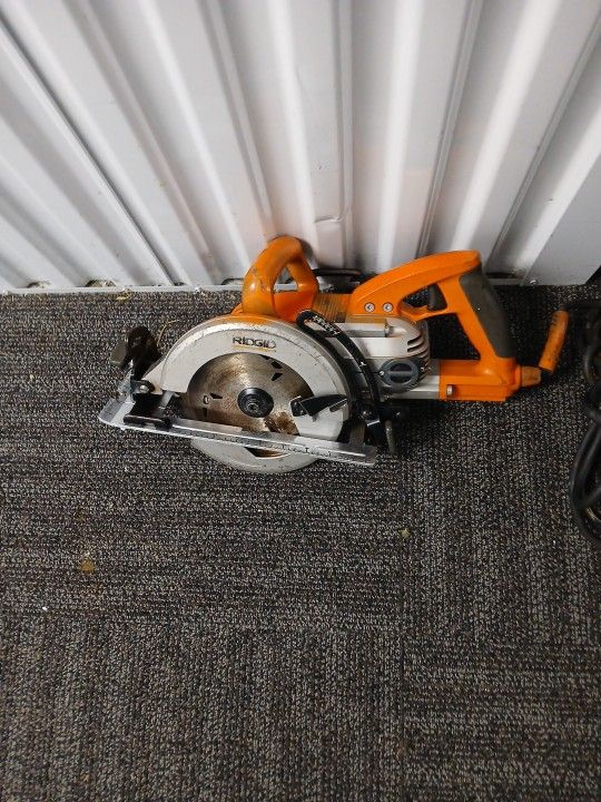 Ridgid Worm Drive Saw Good Cond