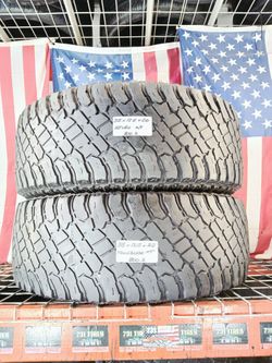 ✅ 2 USED TIRES 35X12.5R20 ATTURO BLADETRAIL AT 35/12.5R17