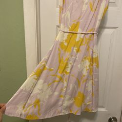 Yellow Casual Sun Dress