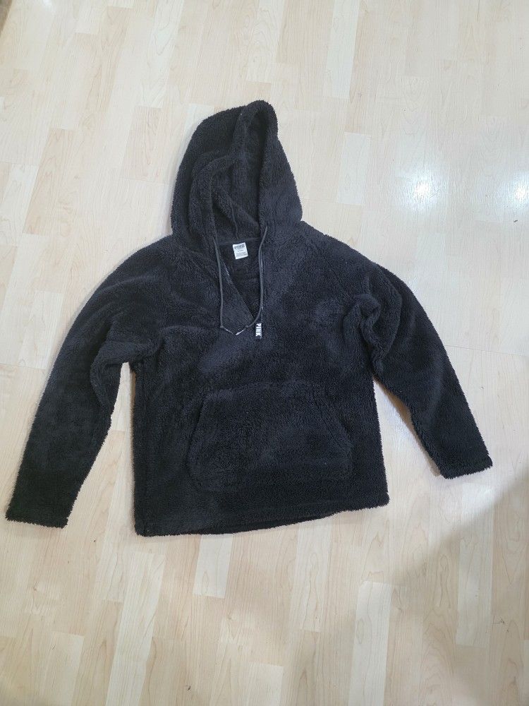 Victoria Secret Pink Fleece 1/4 Zip Hoodie