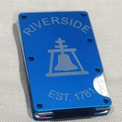 Riverside Rain Cross Custom Laser Engraved Wallet