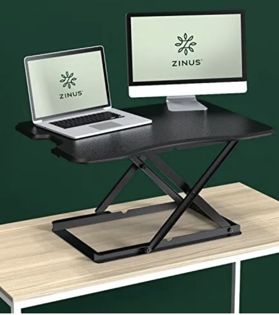 Smart Adjusting Standing Desk Adjustable Height By Zinus Model: Tina
