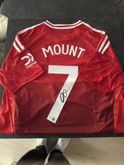 Autographed Mason Mount Authentic Manchester United Jersey