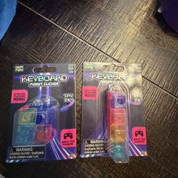 Keyboard Fidget Clicker Keychain $5each