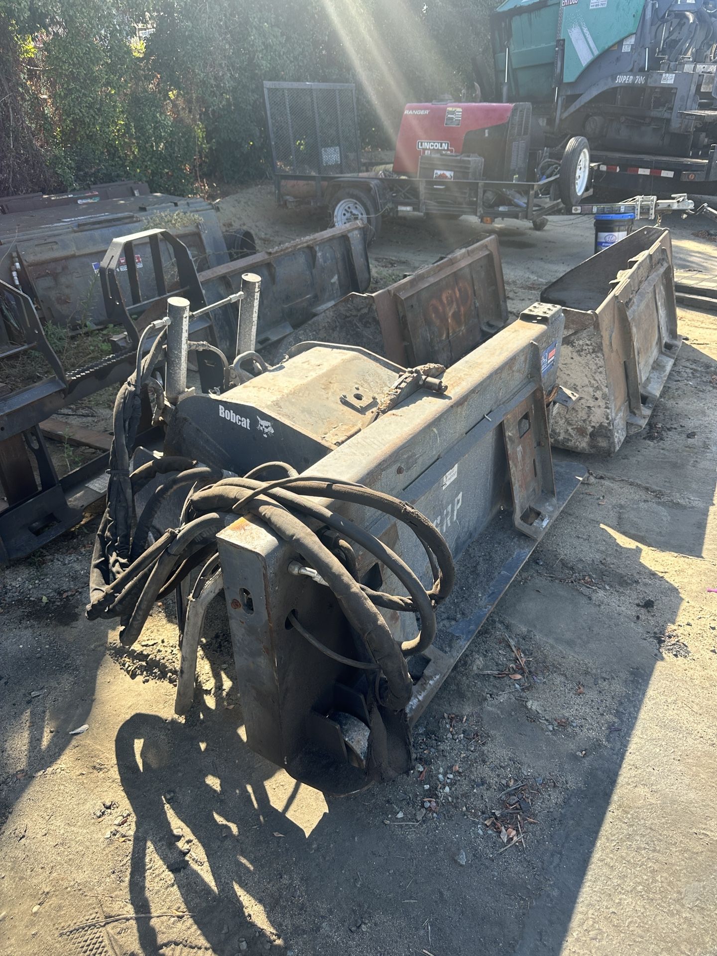 Bobcat Hydraulic Planer Attachment