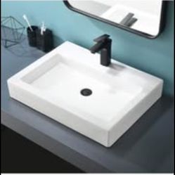 Porcelain Ceramic  Vessel Bathroom Sink