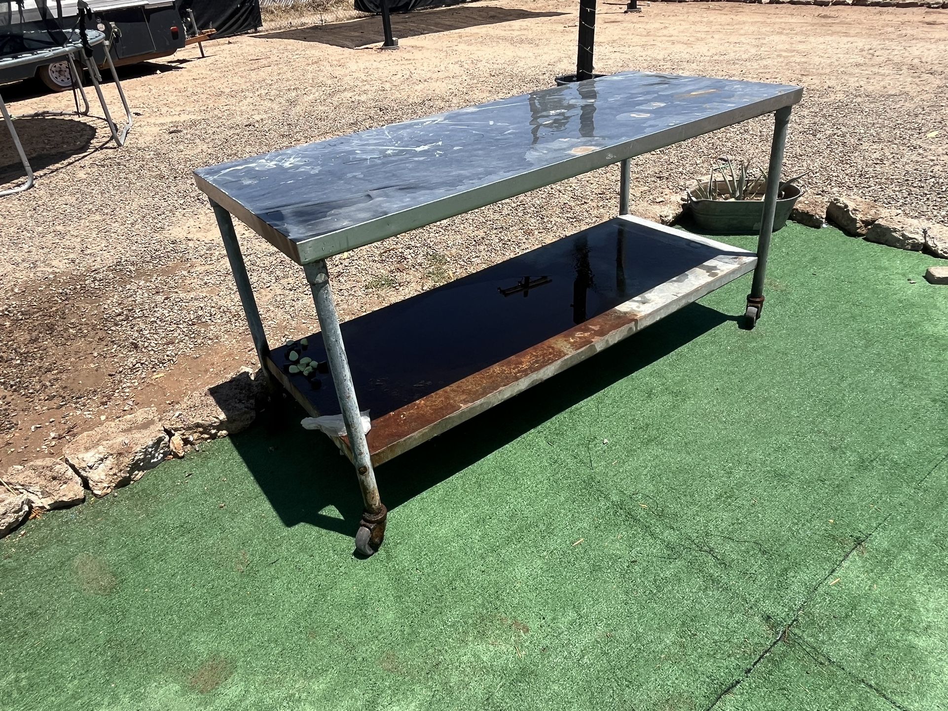 Industrial Restaurant Table
