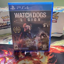 USED Watch Dogs Legion Sony PlayStation 4 PS4 W/Case