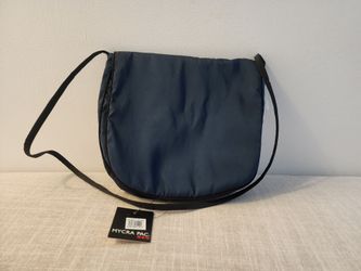 Mycra Pac Navy Blue Nylon Crossbody Bag
