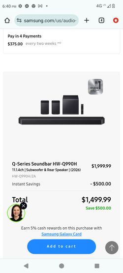 Samsung sound bar