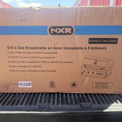 NXR Ls Stainless Steel 37-in W 5 -Burner Gas grill with Infrared Burner