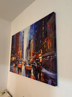 NYC Large Canvas Painting