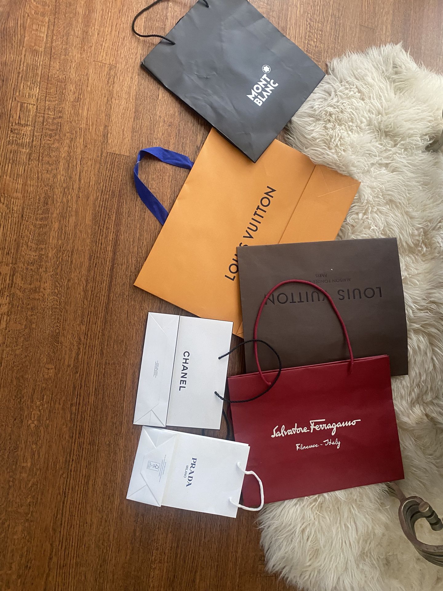 Bags  Salvatore Ferragamo Big , Small And Large LV Is Large Mont Blanc Is Médium 