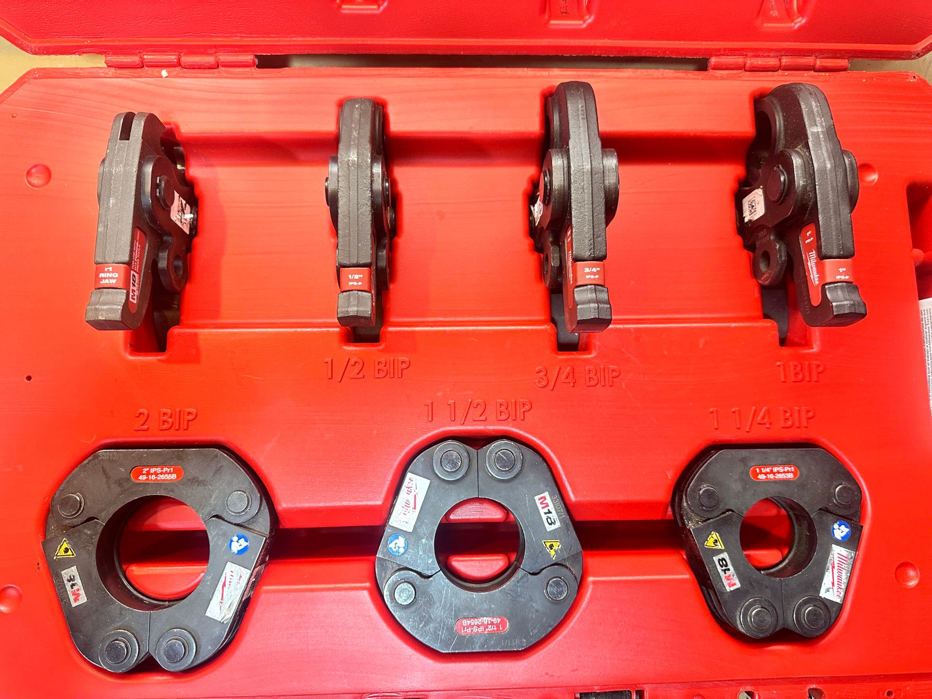 Milwaukee 49 16 2697 M18 Black Iron Press Jaw Kit (1/2