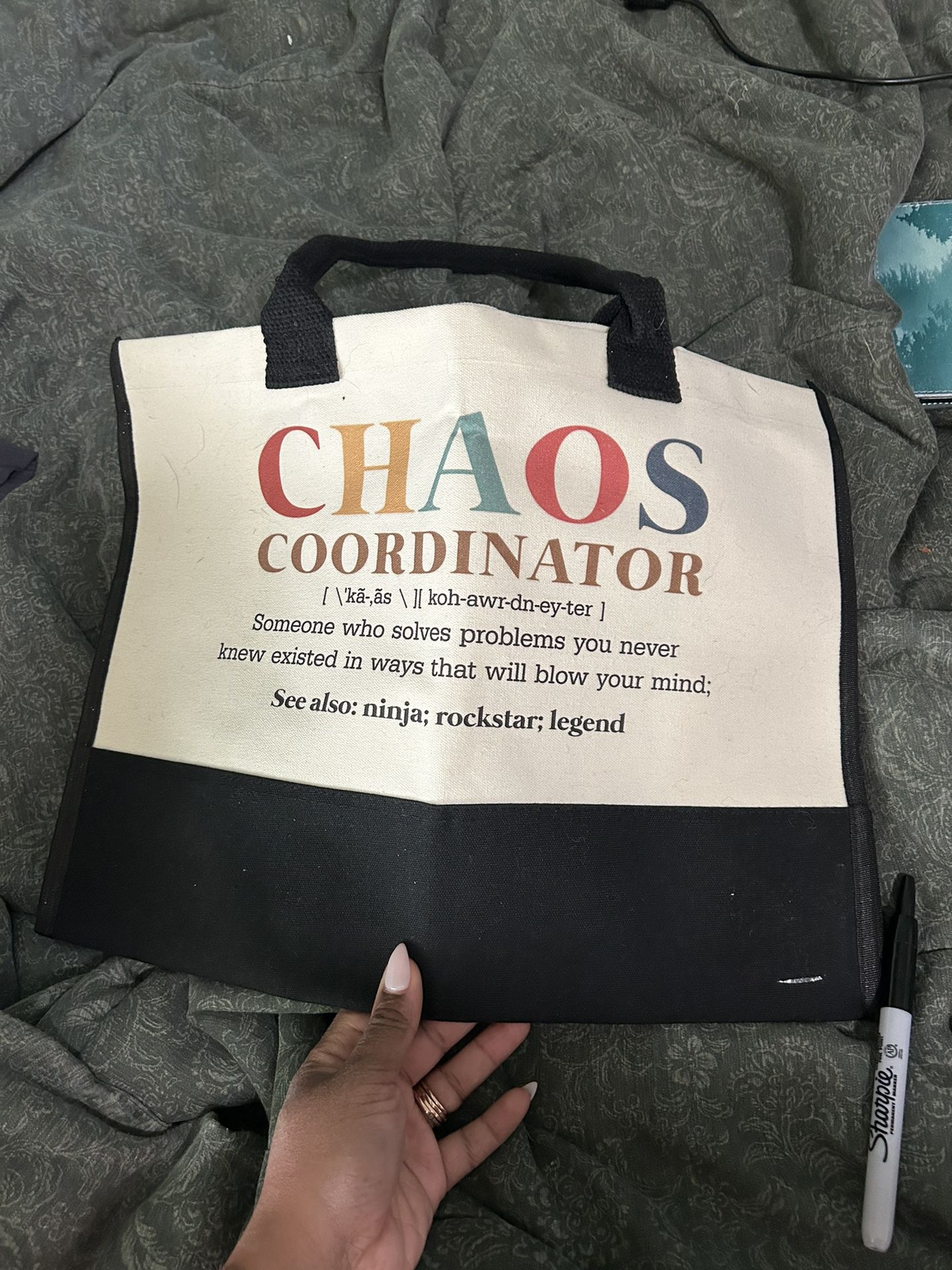 Chaos Coordinator Tote Brand New 