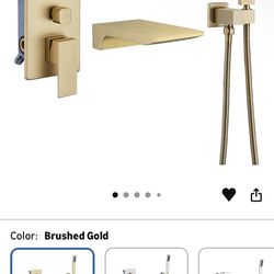 Dasan waterfall tub filler faucet