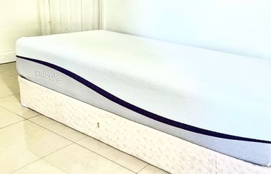 Purple matress, single size, like new  $300