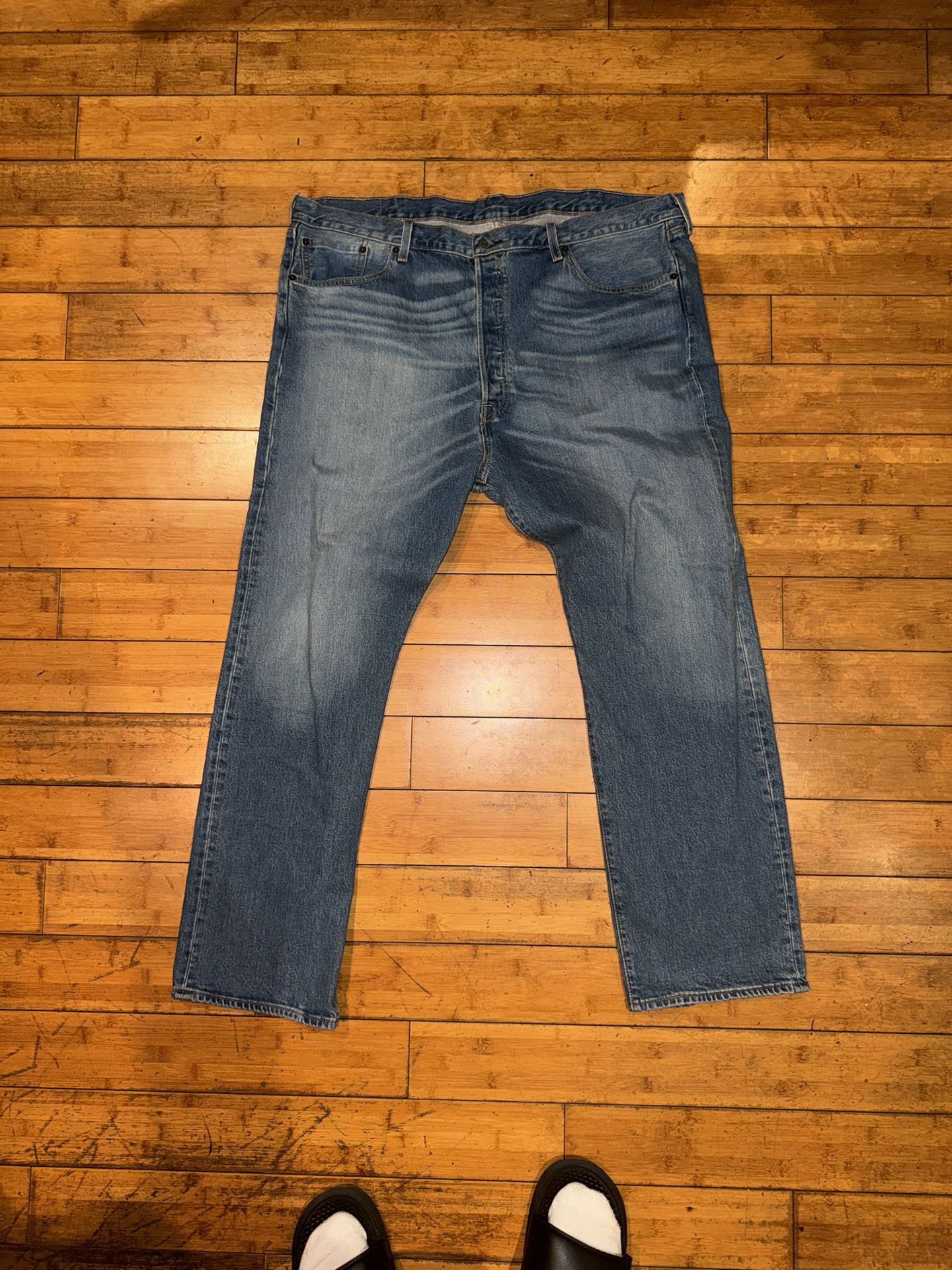 Levi's 501 blue denim jeans
