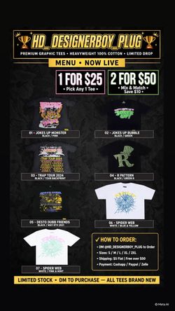 Designer T-shirts