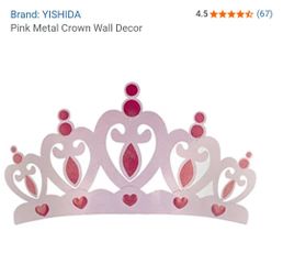 Pink Metal Crown