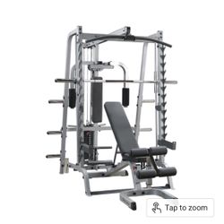 Tuff Stuff Smith Machine/free Weight Cage