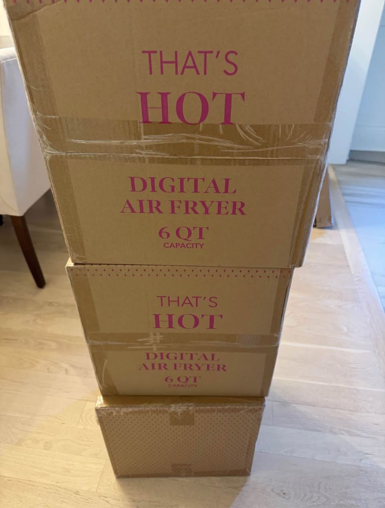 Paris Hilton Air Fryer, 6-Qt Touchscreen