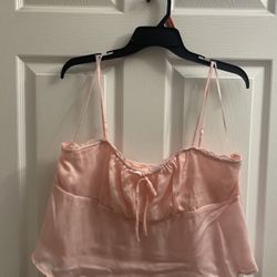 Brand New Pink Satin Cami Size XXL Juniors 