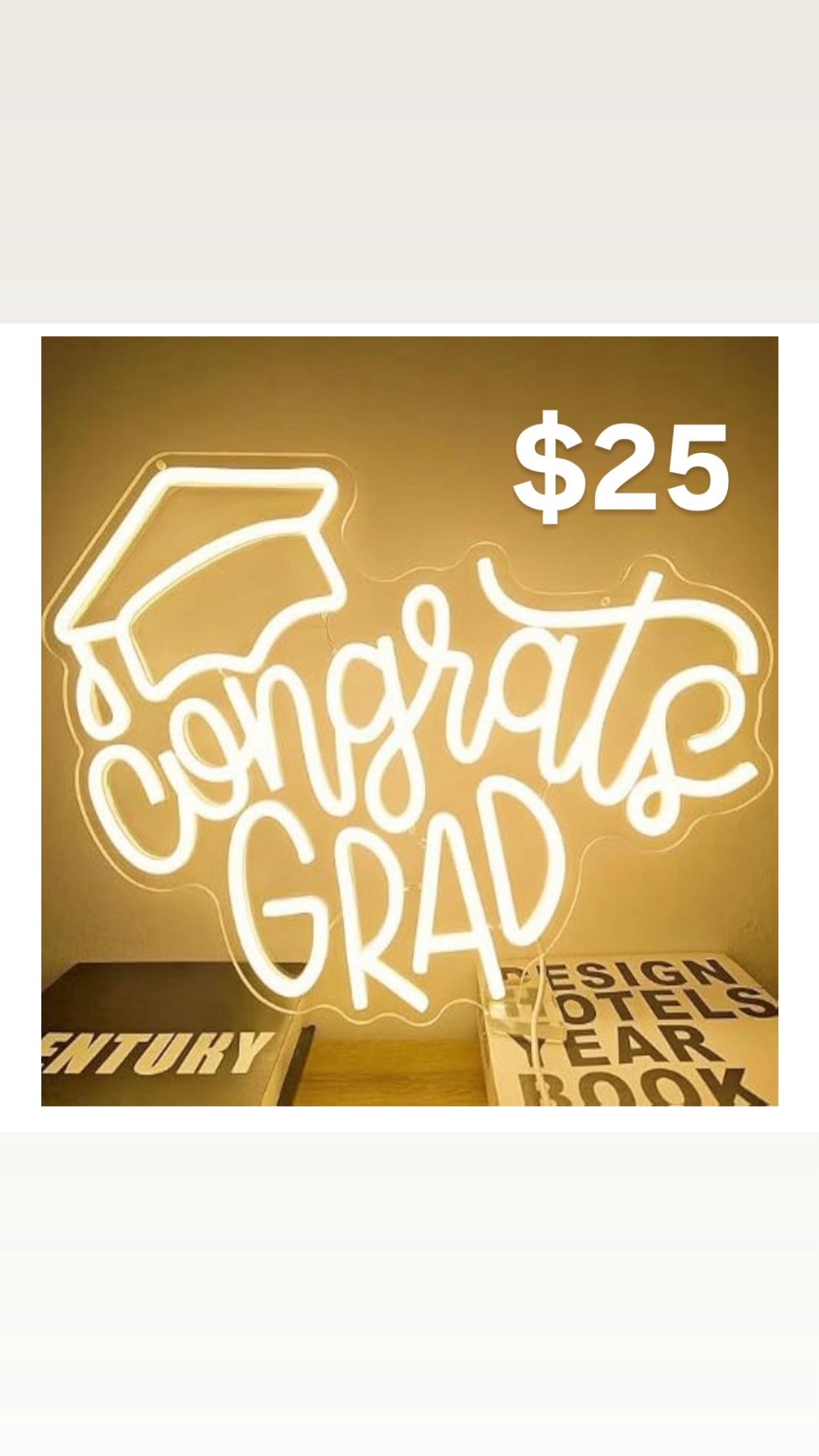 Congrats Grad Neon Led Sign