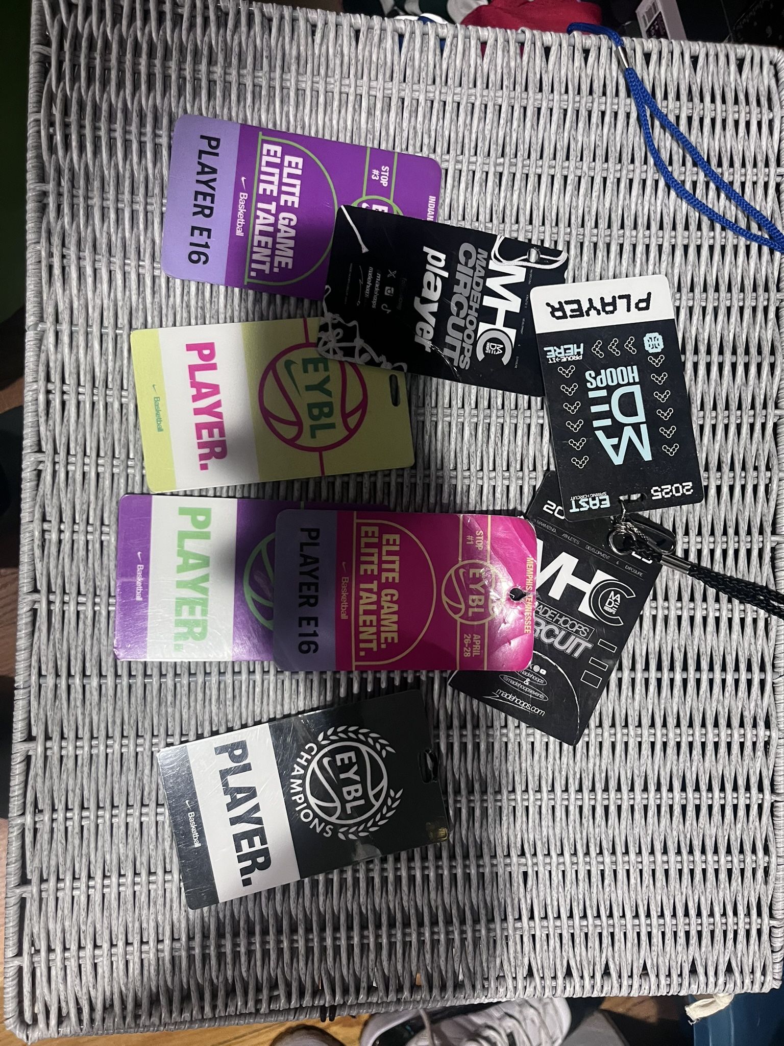 Rare Eybl and made hoops player tags| READ DESCRIPTION!!