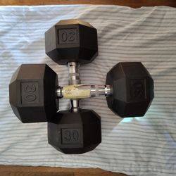 30 Lbs Dumbbells (2) 