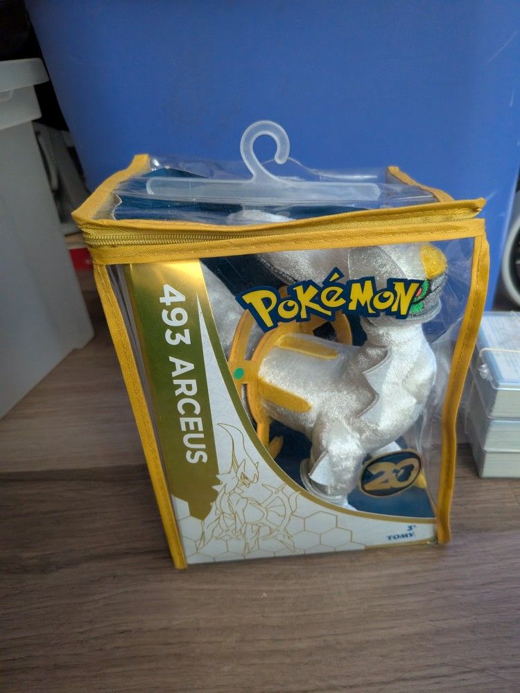 Arceus Pokemon 20th anniversary plushie