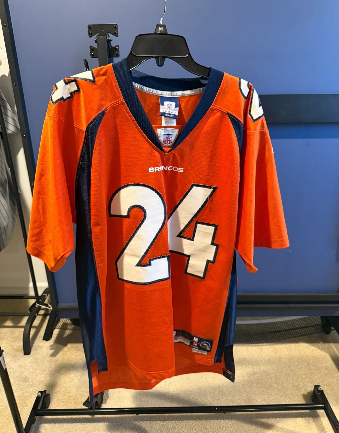 Men Champ Bailey Reebok Broncos Jersey