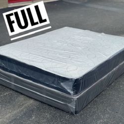 NEW Mattress Full Size With Box Spring // Offer  🚚