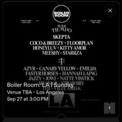 Mas Tiempo BOILER ROOM