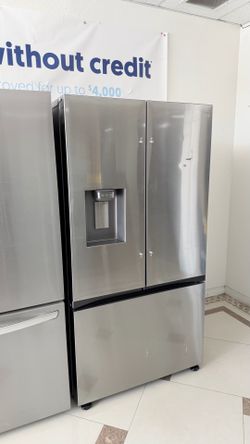 THREE DOORS STAINLESS STEEL REFRIGERATORS, PRICE NEGOTIABLE
