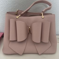 Pink Bow Crossbody Bag