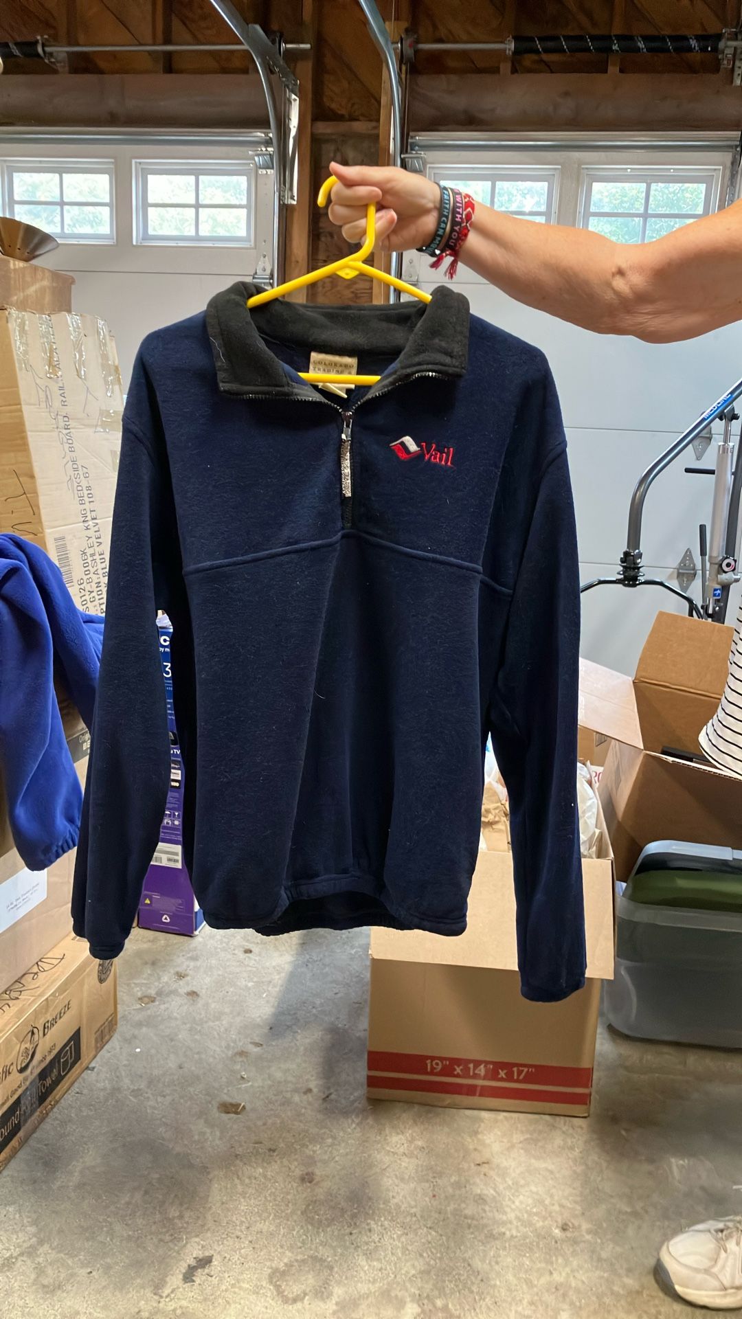 3:4  Zip Up Fleece Jacket 