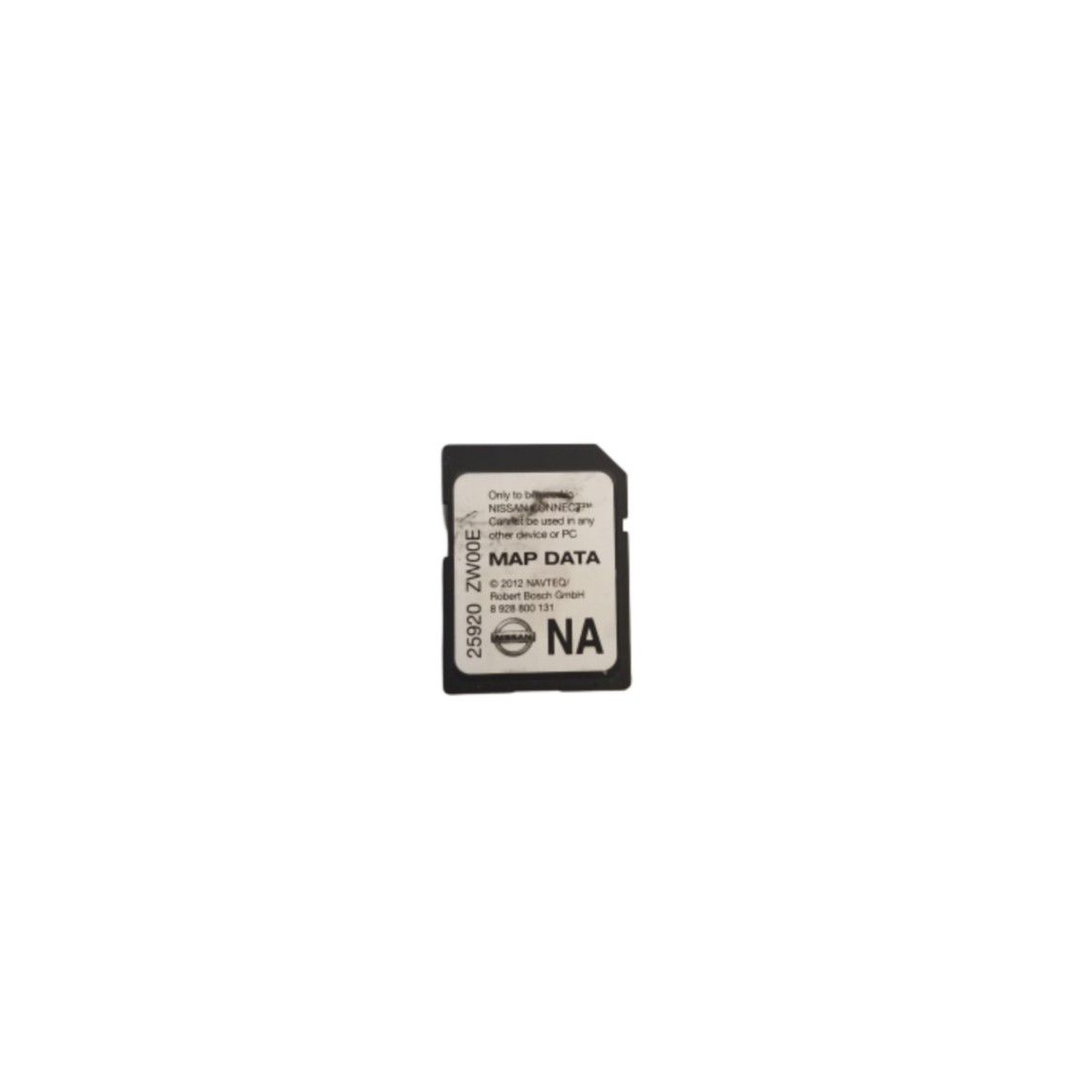 Genuine OEM Nissan MAP Card SD Memory 25920-ZW00E