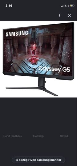 Samsung Odyssey G5 Gaming Monitor
