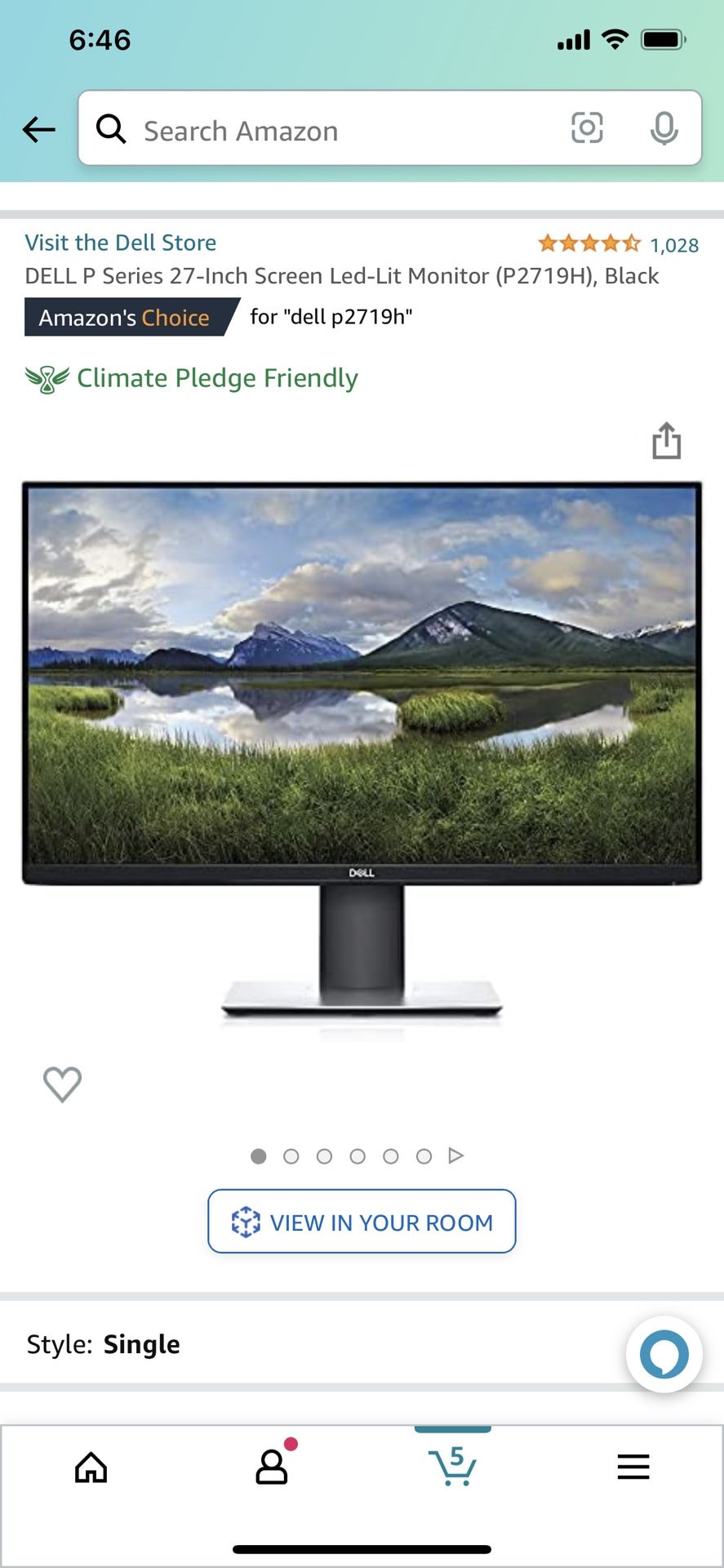 Dell 27” Monitor Brand New - P2719H