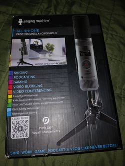 Singing Machine ALL-IN-ONE Professional Microphone