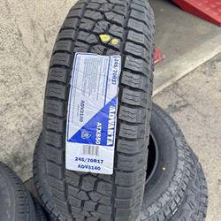 245/70R17 Advanta ATX-850 110T new 4 tires Free Mount Balance installed 245-70-17 llantas